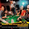 Zomiboo Double Sided Rubber Poker Blackjack Mat 71 x 36 Inch Casino Table Mat with Storage Bag for Blackjack & Texas Holdem Poker, 2 in 1 Texas Hold Poker Table Top Folding Portable Poker Game Favor view 4