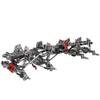 RZXYLRC 8x8 DIY Metal Upgraded RC Chassis Frame with Portal Axles Transmission for Axial SCX10 1/10 RC 8x8 Crawler Car (Gray) view 1