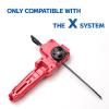 AIBREAY 2 Pack X Winder Launchers, with X Grip for Easy Control,Battling Gyro Accessories (Black+Red) view 4