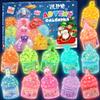 Slime Advent Calendar 2025, Christmas Countdown Calendar, 24 Days of Surprises with Glow-in-The-Dark Slime Kit, Halloween Toy for Kids Toddlers Teens Girls Boys view 1