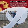 EXCLURA Dragon Poi White Flowy Dragon Poi Set Light Up, Kung Fu Dragon Poi with 3D Real-Like Dragon Head, Single Chinese Spiral Ribbon Streamer, for Outdoor Patio(6m (20ft)) view 3