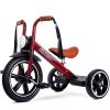 RIDYEE Toddler Tricycle for 2 to 5 Years, Tricycle for 3 Years with Front Light, Rubber Front Wheel, Soft Handlebar with Streamers, Adjustable Seat, Red view 1