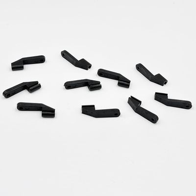 10PCS RC Airplane Plastic Swing Keepers Fits 2mm Rod for RC Plane Aircraft DIY Model Plane Replacement Parts (2mm Black)