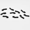 10PCS RC Airplane Plastic Swing Keepers Fits 2mm Rod for RC Plane Aircraft DIY Model Plane Replacement Parts (2mm Black) view 1