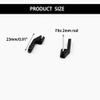 10PCS RC Airplane Plastic Swing Keepers Fits 2mm Rod for RC Plane Aircraft DIY Model Plane Replacement Parts (2mm Black) view 3