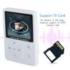 Thin Lightweight Portable MP3, MP4 Music Player with Speaker Earphone HiFi Lossless Sound and TF Card Slot,Multifunctional Player, 1.8 inch Screen, 32GB (White) view 3