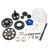 FLMLF Alloy 3 Speed Transmission Gear Plastic Transparent Cover Kit for 1/5 HPI ROVAN KM Baja 5B 5T 5SC Buggy Rc Car Parts (Silver) view 1