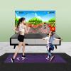 flexman Dance Mat for Kids and Adults, Double User TV Wirelessly Dance Mat with HD AR Camera 2 Remote Control, Musical Electronic Non Slip Dancing Step Pad for Home Gyms view 2