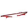 BEAXTURBO Racing Upgrade Parts CNC Aluminum #7075 Chassis Brace Set for Losi 8IGHT-X Lasernut 1/6 LOS251129 (red) view 4
