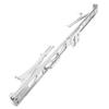 BEAXTURBO Racing Upgrade Parts CNC Aluminum #7075 Chassis Brace Set for Losi 8IGHT-X Lasernut 1/6 LOS251129 (Silver) view 1