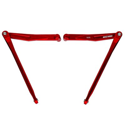 BEAXTURBO Racing Upgrade Parts Aluminum #7075 Cage Accessories SLN for Losi 8igh Super Lasernut1/6 LOS250059 (red)