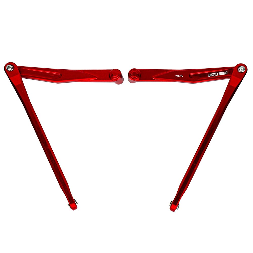 BEAXTURBO Racing Upgrade Parts Aluminum #7075 Cage Accessories SLN for Losi 8igh Super Lasernut1/6 LOS250059 (red)