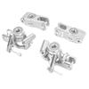 BeaxTurbo Racing Upgrade Parts Aluminum #7075 Spindle Carrier Set+Rear Hub for Losi 8IGHT-X Lasernut 1/6 (Silver) view 4