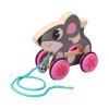 ToysCentral Basics Handmade Wooden Pull Toy, Wooden Walking Toy, Push Toy, Pull Toy with String for Ages 1+, Rat view 1