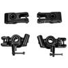 BeaxTurbo Racing Upgrade Parts Aluminum #7075 Spindle Carrier Set+Rear Hub for Losi 8IGHT-X Lasernut 1/6 (Black) view 2