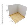 1/12 Background Scene Background Vehicle Model Display Case for Action Figures, Accessories Layout Diorama, Modern view 3