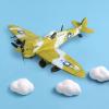 TWTCZOZ 1:48 Scale British Fighter Model Kits for Creative Assembly and Display, Yellow Green view 2