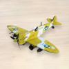 TWTCZOZ 1:48 Scale British Fighter Model Kits for Creative Assembly and Display, Yellow Green view 4