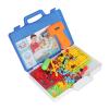 Aqur2020 239 Pieces Drill and Screwdriver Tool Building Toys Kit, Educational Puzzle Kit with 45 Colorful Patterns, Mushroom Nails, 2D and 3D for Kids view 1