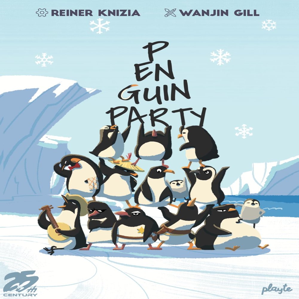25th Century Games Penguin Party - A Strategic Card Game for Family Fun and Competitive Play