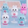 12pcs Spring Jump Rabbit Rabbit Good Students B Hopping Bunny Chick Spring Hare Adorable Rabbit Models Abs view 2