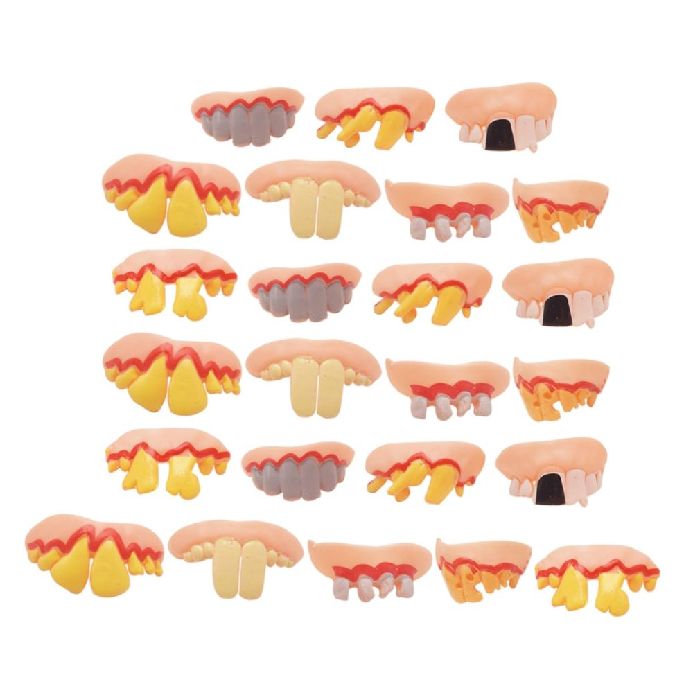 30Pcs Halloween Fake Set Funny Teeth Toys for Boys and Girls Halloween Decorations