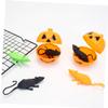 18pcs Simulation Mouse Halloween Realistic Rats Mouse Garden Decor Prefilled Witch Cauldrons Prank Mouse Mini Halloween Figurines Halloween Decorations Inflatables Soft Rubber view 4