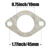 For PZ19 19MM Carburetor Intake Gasket 50cc 70cc 90cc 110cc Dirt Bike Go Kart ATV Quad Buggy view 3