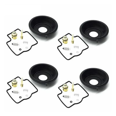 Carburetor Repair Kit Chamber Gasket Carb Vacuum Diaphragm For ZX600 ZR600 1990 1991 1992 1993 1994 1995 ZX ZR 600(4 kits diaphragms)