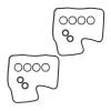 Carburetor Rebuild Repair Kits For SHADOW 1100 KEYSTER VT700 VT750 VT1100 C VT1100C2 3 Motorcycle Carb 18-5101 view 2