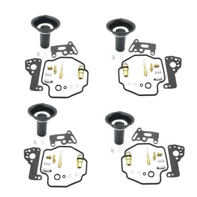 Carburetor Repair Kit Plunger Chamber Gasket Float Valve Parts for Venture Royale XVZ1300D 1983-1993 XVZ 1300 D