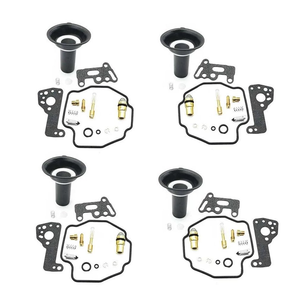 Carburetor Repair Kit Plunger Chamber Gasket Float Valve Parts for Venture Royale XVZ1300D 1983-1993 XVZ 1300 D
