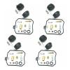 Carburetor Repair Kit Chamber Gasket Float Valve Seat Screw For XJ600N XJ600S XJ600 Diversion 1996-2002 XJ 600 N S(Set A) view 3