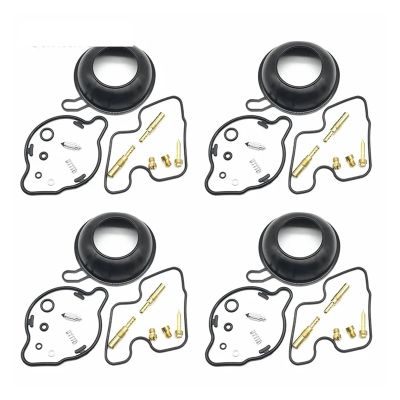 Carburetor Repair Kit Carb Chamber Gasket Float Valve Needle Diaphragm For CBR600F2 1991 1992 1993 1994 CBR 600 F2(4 carb kits)