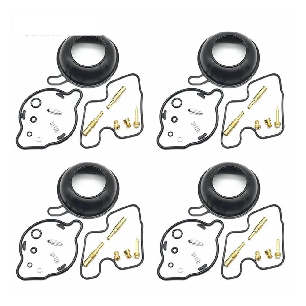 Carburetor Repair Kit Carb Chamber Gasket Float Valve Needle Diaphragm For CBR600F2 1991 1992 1993 1994 CBR 600 F2(4 carb kits)
