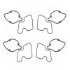 Carburetor Repair Kit Carb Chamber Gasket Float Valve Needle Diaphragm For CBR600F2 1991 1992 1993 1994 CBR 600 F2(4 seal sets) view 1
