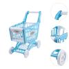 Simhoa Children's Play Shopping Cart for Grocery Store Activities, Blue view 2
