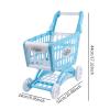 Simhoa Children's Play Shopping Cart for Grocery Store Activities, Blue view 3
