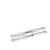 BeaxTurbo Racing Upgrade Parts CNC Aluminum #7075 tumbuckle Front for losi Super lasernut 1/6 tlr244075 (Silver) view 1