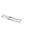 BeaxTurbo Racing Upgrade Parts CNC Aluminum #7075 tumbuckle Front for losi Super lasernut 1/6 tlr244075 (Silver) view 3