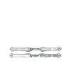BeaxTurbo Racing Upgrade Parts CNC Aluminum #7075 tumbuckle Front for losi Super lasernut 1/6 tlr244075 (Silver) view 4