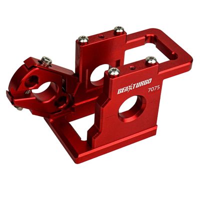 BEAXTURBO Racing Upgrade Parts CNC Aluminum #7075 Motor Mount for LOSI 8ight-x lasernut 1/6 TLR241067 (red)