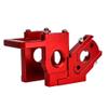 BEAXTURBO Racing Upgrade Parts CNC Aluminum #7075 Motor Mount for LOSI 8ight-x lasernut 1/6 TLR241067 (red) view 4