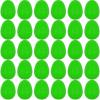 GCQJOQ 30 Pieces Easter Plastic Eggs, Fillable Empty Eggs for Easter Basket Stuffers and Party Favors (Green) view 1