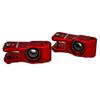 BeaxTurbo Racing Upgrade Parts CNC Aluminum #7075 Rear Hub for Losi 8IGHT-X Super Lasernut 1/6 254076 (red) view 1