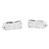 BeaxTurbo Racing Upgrade Parts CNC Aluminum #7075 Rear Hub for Losi 8IGHT-X Super Lasernut 1/6 254076 (Silver) view 2