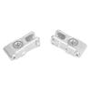 BeaxTurbo Racing Upgrade Parts CNC Aluminum #7075 Rear Hub for Losi 8IGHT-X Super Lasernut 1/6 254076 (Silver) view 4