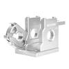 BEAXTURBO Racing Upgrade Parts CNC Aluminum #7075 Motor Mount for LOSI 8ight-x lasernut 1/6 TLR241067 (Silver) view 3