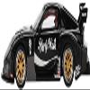 1:64 Scale Diecast Model Car Collectibles Compatible with Mini GT LBWK Mazda RX-7 LB-Super Silhouette Liberty Walk Black Limited Edition MGT00785 view 3