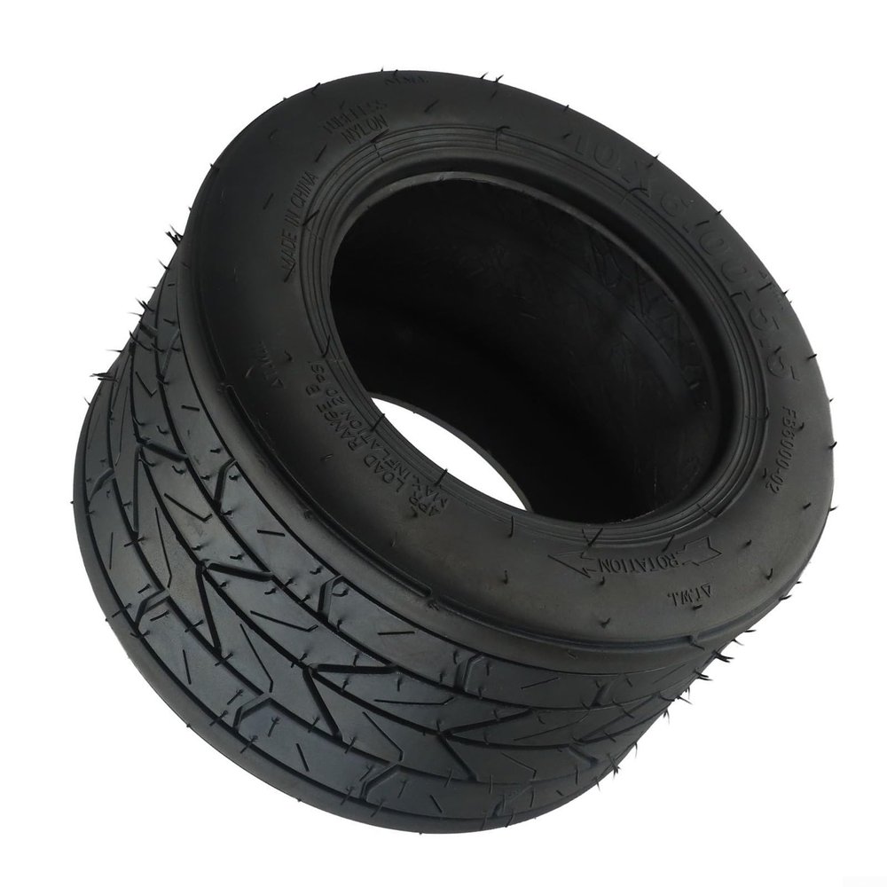 10 inch 10x6.00-5.5/6 Outer tire For Electric Vehicles, Rubber Tubeless Tyre Replacement (10x6.00-5.5 15cm)